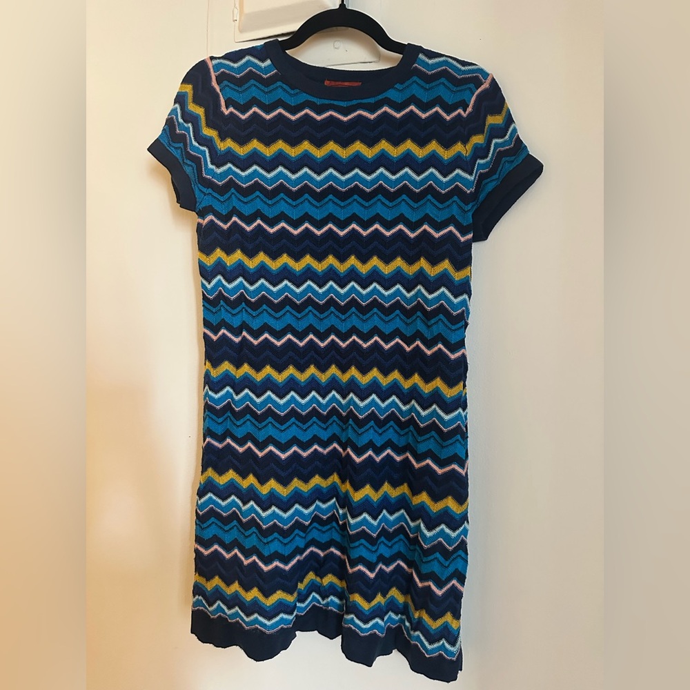 Missoni for Target Multicolor Chevron Knit Zig Zag Sweater Dress - Size 2